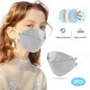 YZHM Adult Disposable Face Masks Outdoor Mask Droplet And Haze Prevention Fish Non Woven Face Masks 5PCS