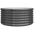 thumbnail image 2 of vidaXL Raised Garden Bed Powder-Coated Steel 1-Pack 15.7" L x 15.7" W x 14.2" H, 2 of 24