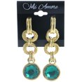 thumbnail image 2 of Mi Amore Clip-On-Earrings Gold-Tone/Green, 2 of 2