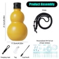 thumbnail image 3 of Chinese Retro-Inspired Gourd Water 900ML Large Capacity Wine High Temperature Sports PC Resistant, 3 of 8