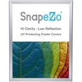 thumbnail image 2 of SnapeZo Metal Front Loading Snap Poster 1.25 inch Frame, Silver, 22 x 28 In, 2 of 9