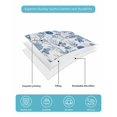 thumbnail image 5 of Flower Bird Twin Size Down Alternative Comforter, Lightweight Comforter Quilt Bedding Set with Pillow Shams Vintage Blue Garden Country Wildflower All Seasons Bed Comforter Duvet Insert 68"x86", 5 of 7