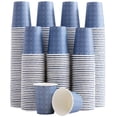 thumbnail image 1 of Vasos de papel Clawsoff, 8 onzas, 300 unidades, desechables, calientes/fríos, azul marino, 1 of 7