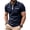 Black, variant on Quarter Zip Shirt Short Sleeve Casual Classic Zipper Collared Shirt Slim Fit Tops with Pocket for Daily Wear