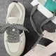 thumbnail image 3 of 08/15cm Wide Black White Flat Shoelaces For Sneakers Shoe Laces Man And Woman Shoelace Length 120cm Shoes Accessories, 3 of 5