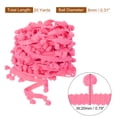 thumbnail image 2 of Uxcell 20 Yards Pom Pom Ball Fringe Trim Ribbon Sewing Trim DIY Crafts, 8mm Pink, 2 of 6