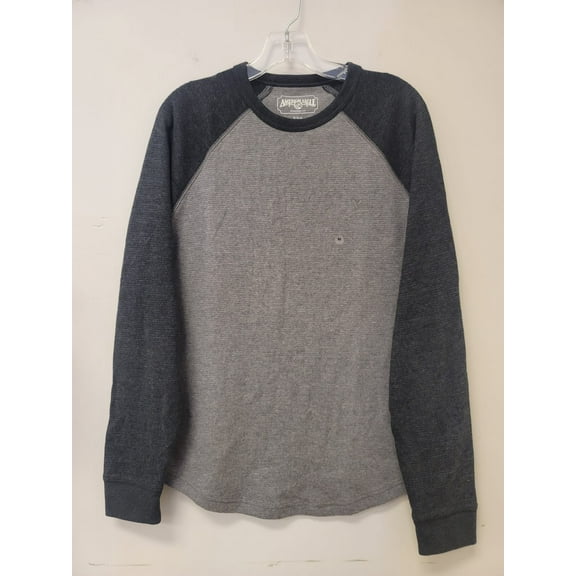American Eagle Men's Soft Thermal Gray Shirt, XL