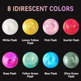 thumbnail image 5 of AUREUO Iridescent Acrylic Paint, 8 Colors x 0.71 fl oz / 21ml Pearlescent Acrylic Paint Set, Glitter  for Canvas, Rocks, Wood, Fabric, Ceramic, 5 of 9