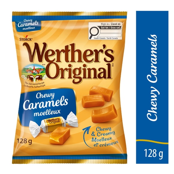 Bonbons au caramel crémeux Werther's Original®, Sachet de 128 g