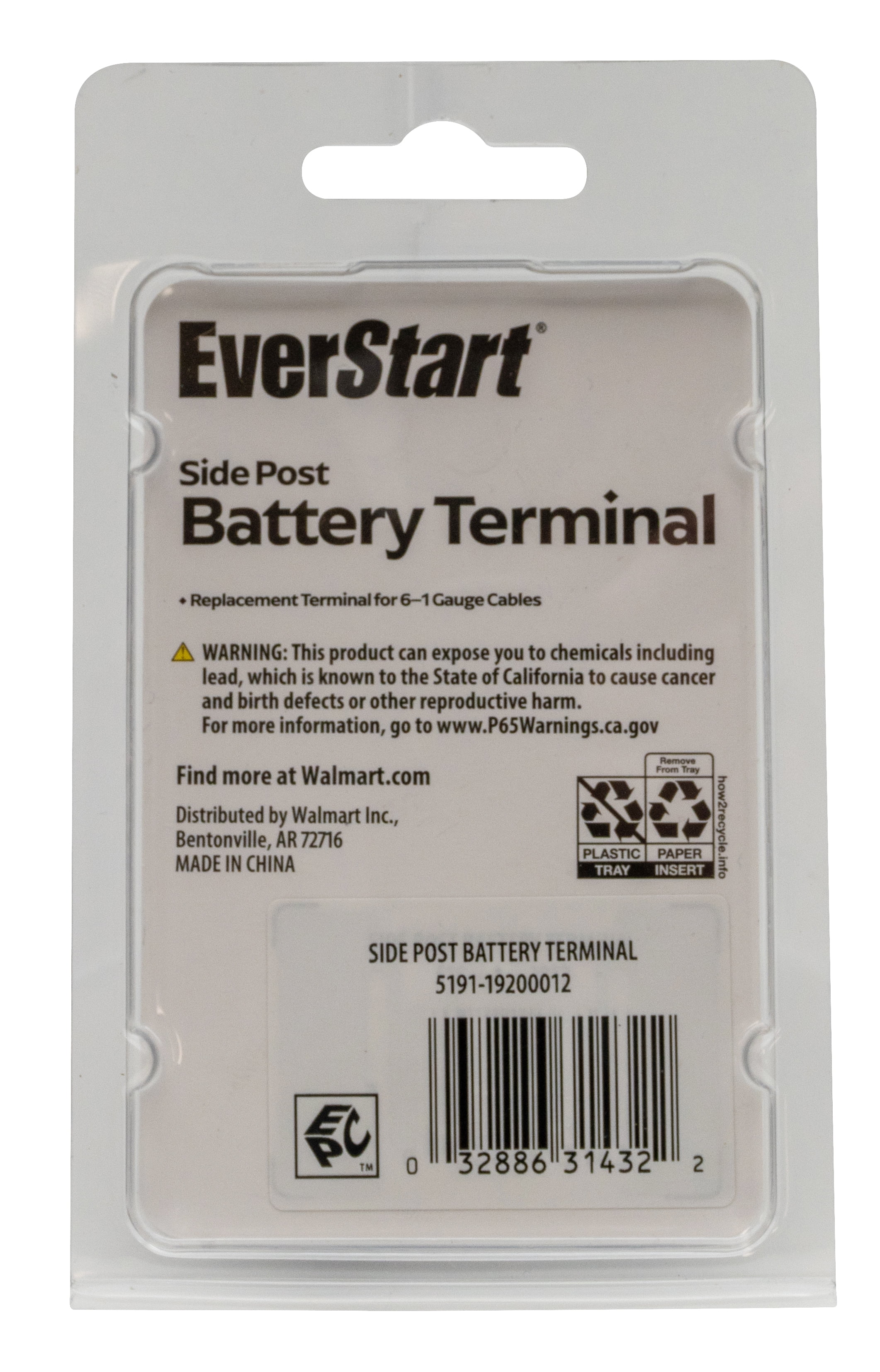 EverStart Automotive 4oz Battery Terminal Side Post 6-1 Cable for Cars, Semi-Trucks, & RVs