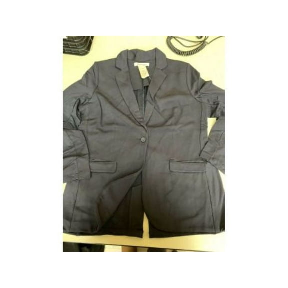 Philosophy Women's Notch Collar Ponte Knit V-Neck Long Sleeve Stretch Blazer