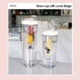 thumbnail image 3 of Juice Cup with Filter and Straw Portable Large Capacity Clear, 3 of 9