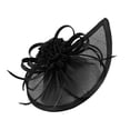 thumbnail image 3 of Flor Fascinators Sombrero, Velo Diadema Pinza para el cabello Accesorios Traje de mal para boda Decoración del cabello Ig Zulema sombrero tocado, 3 of 7