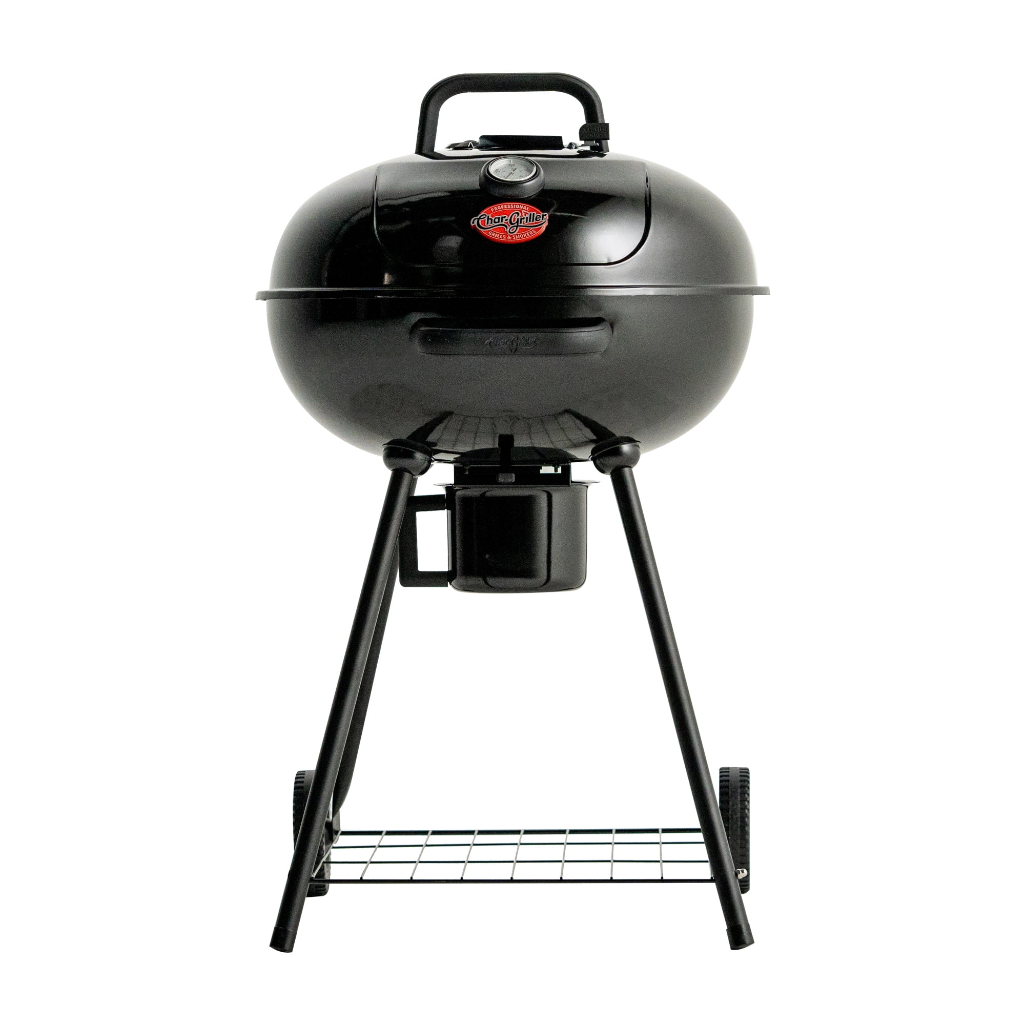 Char-Griller 22-Inch Kettle Charcoal Grill, Black photo 1