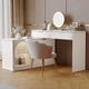 thumbnail image 3 of Vanity Dressing Table Nordic Storage Drawers Cabinets Organizer Dressing Table Bedroom Tocador Maquillaje Dresser Furniture My Lux Decor Round, 3 of 10