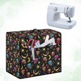thumbnail image 4 of HELLHERO Sewing Machine Dust Cover Skull and Moon Pattern Portable Soft Waterproof Sleeve, 4 of 8