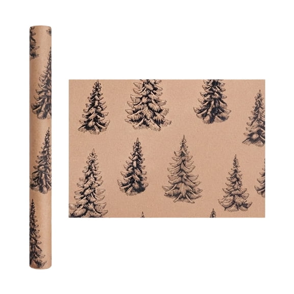 Guodhu 118 Inch Large Thick Christmas Wrapping Paper Roll for Holiday Birthday Party Gift Packaging