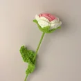 thumbnail image 4 of Handmade Crochet Flower Bouquet - Realistic Knitted Roses Gift for Mother's Day Valentine's Birthday Home Decor - Red DIY Yarn Floral Arrangement Women's Day Present for Mom Wife Girlfriend - 1Pc, 4 of 7
