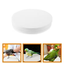 HEATSHAKING 100Pcs Nonwovens Round Bird Cage Liner Paper for Pet Owners 12.6x12.6in