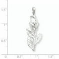 thumbnail image 2 of 925 Sterling Silver Rose Bud Shaped Pendant, 2 of 5