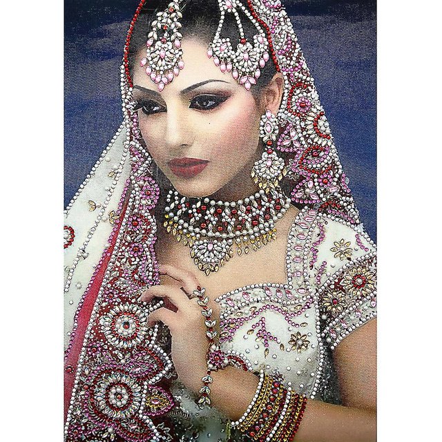 Beautiful Girl 5d Special Shaped Diamond Paint Embroidery Needlework Rhinesto