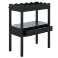 thumbnail image 4 of Safavieh Darlyn Traditional Wood End Table, Matte Black, 4 of 12