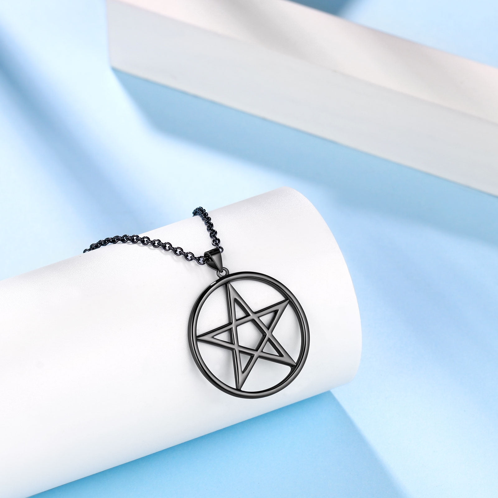 Star Pentacle Magic Pentagram Pendant | Wiccan Jewelry Charms – Small  Devotions