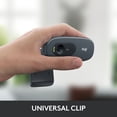 thumbnail image 4 of Logitech C270 Webcam, HD 720p Video Calling With Built-in Microphone Web-Cam For Desktop Monitor, PC / Computer Laptop, Web Camera Bundle With USB Type -C Adapter And Accessories, 4 of 7