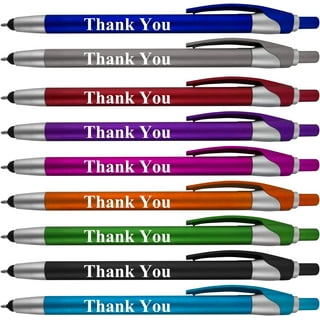 Fumete 30 Pcs Teacher Pens with Stylus Tip Teacher Appreciation Gift Pens  Thanks Teacher Touch Pens Ballpoint Pens with Thanks Words Teacher  Valentine
