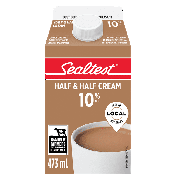 Sealtest 10% Half & Half Coffee Cream, 473 mL
