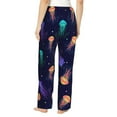 thumbnail image 3 of Bingfone Pajamas For Women,Sea Jellyfish Pajama Pants With Pockets-Medium, 3 of 9