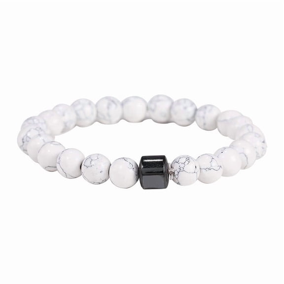Cevemin Men's Magnetic Stone Bracelet - Natural Handmade Lightweight Fashionable Jewelry for Daily Wear, Work, Travel, and as a Gift