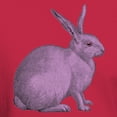 thumbnail image 3 of CafePress - Purple Bunny Rabbit Dark T Shirt - Men's Classic Graphic Cotton T-Shirt, 3 of 4