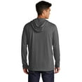 thumbnail image 2 of Sport-Tek  PosiCharge  Tri-Blend Wicking Long Sleeve Hoodie ST406 - 2XL Dark Grey Heather, 2 of 4