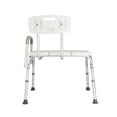 thumbnail image 6 of Ktaxon Transfer Bench, Bath Shower Chair Seat, Height Adjustable Shower Stool, for Elderly, Disabled, Supports 330 lbs, Rubber Handrail, 6 of 16