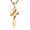 Gold, variant on Baseball Cross Pendant, I CAN DO ALL THINGS STRENGTH Bible Verse Stainless Steel Necklace