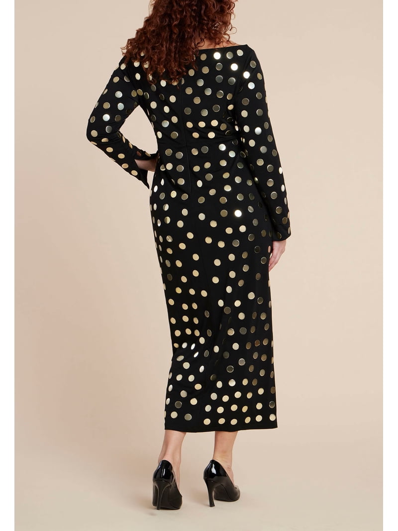 eloquii maxi dress Off The Shoulder Maxi Dress