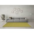 thumbnail image 3 of Ahgly Company Indoor Round Abstract Brown Contemporary Area Rugs, 3' Round, 3 of 4