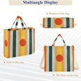 thumbnail image 6 of FORMRS Womens Corduroy Tote Bag Crossbody Shoulder Handbag with Pocket, Stripes and Circle, 6 of 7
