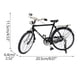 thumbnail image 3 of Apmemiss 2025 New 51 Pcs DIY Retro Bicycle Model Ornament For Kids, Creative 1:10 Simulation Mini Bicycle Model Scale Kit With Inflator and Briefcase, Finger Bike Models Toys For Desktop Decoration, 3 of 9
