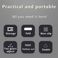 thumbnail image 4 of Amdohai Support Pliable pour Ordinateur Portable Tablette Notebook Bracket à Dix Vitesses Hauteur Réglable Support de Bureau Pliable Refroidissement Blanc, 4 of 7