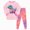 A86-Light Pink, variant on Girls and Boys Pajama Set Long Sleeve Kids Casual Cute Pattern Sets Kids Sleepwear 6-12 Months 12-24 Months 2T 3T 4T 5T 6T 7T Children Pink,3-4 Years