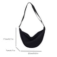 thumbnail image 4 of Bolsas De Hombro Bolsa de viaje informal para mujer, Bolsas de mano de nailon de media luna, Bolsas femeninos elegantes simples Sywqhk Para Estrenar, 4 of 4