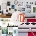 thumbnail image 2 of 36 Pares (72 Piezas) de Tiras para Colgar Cuadros, 3 Tamaños de Colgadores de Cuadros, Adhesivo Resistente y Fácil de Colgar para Marcos y Arte de Pared, 2 of 5