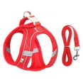 thumbnail image 1 of Dog Harness Leash Set for Small Dogs Adjustable Puppy Cat Harness Vest French Bulldog Chihuahua Pug Outdoor Walking Lead Leash ShopWise Round, 1 of 11