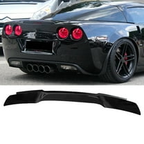 NINTE Rear Spoiler for 2005-2013 Chevrolet Corvette C6 Trunk Spoiler Rear Wing Gloss Black