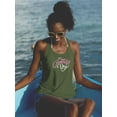 thumbnail image 2 of Mothers Day Pink White Text Racerback Tank Women -Image by Shutterstock, Female Large, 2 of 4