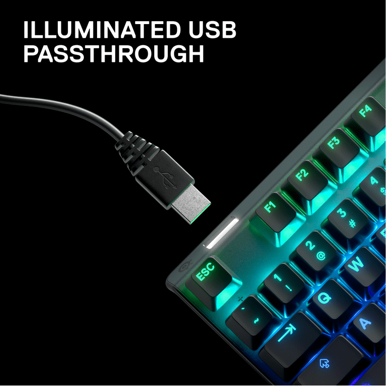 SteelSeries Apex 7 Mechanical Gaming Keyboard with OLED Smart