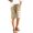 Khaki, variant on RUTAYY Toddler Children Knee Length Pants Kids Girls Letter Printed Elastic Waist Casual With Pocket Trouser Cute Infants Pants