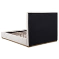thumbnail image 4 of Knox Upholstered Queen Panel Bed Cream, 4 of 7